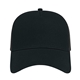aerial view a black yp classics(r) five panel retro trucker cap, image 1 of 4