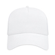 aerial view a white yp classics(r) five panel retro trucker cap, image 1 of 5