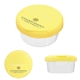 a yellow 11 oz snap - a - snack