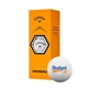 aerial view a white callaway warbird golf ball sleeve, image 1 of 5