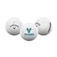 aerial view a white callaway supersoft golf balls, image 1 of 4