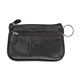 aerial view a black andrew philips(r) coin case id holder wallet, image 1 of 2