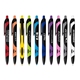 aerial view a group of iwriter(r) gel - sport stylus - soft touch rubberized hybrid ink gel pen stylus, image 1 of 2