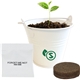 aerial view a group of bucket o blossoms planter kit, image 1 of 8