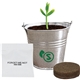 aerial view a group of bucket o blossoms planter kit, image 2 of 8