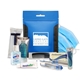 aerial view a blue comprehensive ppe hygiene kit, image 1 of 2