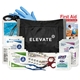 aerial view a black ready4 first aid kit, image 1 of 2