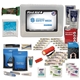 aerial view a black survival first aid kit, image 1 of 2