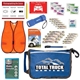aerial view a blue hybrid auto kit universal safety kit, image 1 of 2