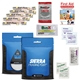 aerial view a blue outdoor first aid kit 2.0, image 1 of 2