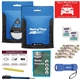 aerial view a blue comprehensive auto safety kit, image 1 of 2