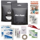 aerial view a black outdoor adventure pet first aid kit, image 1 of 2