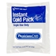 a clear ice pack with custom label