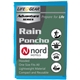 a custom rain poncho with custom label