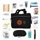 aerial view a black gold standard travel kit, image 1 of 2