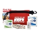 aerial view a red karetek first aid kit, image 1 of 2