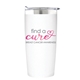 a pa-02-01 breast cancer awareness wolverine stainless steel 20 oz tumbler