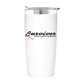 a pa-04-01 breast cancer awareness wolverine stainless steel 20 oz tumbler