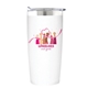 a pa-05-01 breast cancer awareness wolverine stainless steel 20 oz tumbler