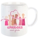 a c1 breast cancer awareness 12 oz ceramic coffee mug