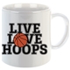 a sp1 12 oz ceramic sports themed mug