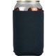 aerial view a navy (close to pms 539) neoprene can holder - 1 sided, image 1 of 2