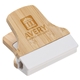 aerial view a as shown custom bamboo magnetic power clip, image 1 of 4