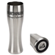 aerial view a silver fest 19 oz vacuum insulated stainless steel beer tumbler, image 1 of 4