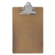 a wood board with silver clip portable mini clipboard