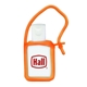 aerial view a orange tag along gel sanitizer, image 1 of 4