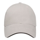 a stone/stone/black pro - lite deluxe ii cap with sandwich visor