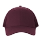 a burgundy pro - mesh breathable sports cap