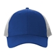 a royal/royal/white pro - mesh breathable sports cap