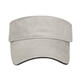 a stone/black the visor cotton sun hat