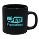 aerial view a classic black silipint(r) coffee mug - 16 oz, image 1 of 3