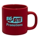 aerial view a classic red silipint(r) coffee mug - 16 oz, image 1 of 3