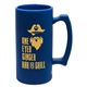 aerial view a classic blue silipint(r) beer stein - 28 oz, image 1 of 3