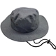 aerial view a gray eco - friendly rpet boonie hat, image 1 of 2