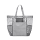 a gray versatile large mesh tote