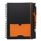aerial view a orange festival notebook with pen, image 1 of 3