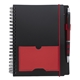 aerial view a red festival notebook with pen, image 1 of 2