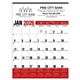 aerial view a group of yearly record(r) red calendar, image 1 of 4