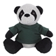 aerial view a panda friendly bunch plush animal set, image 1 of 2