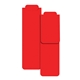 a red standard magneticmark bookmark