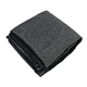 a charcoal sherpa - backed heathered blanket