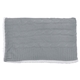 aerial view a gray/white cable knit sherpa blanket, image 1 of 2