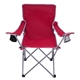 aerial view a red rpet reclining lounger chair, image 1 of 6