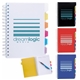 a group of spiral notebook with tabs