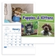 aerial view a group of puppies kittens pocket calendar, image 2 of 23
