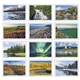 aerial view a group of canadian scenic pocket calendar, image 7 of 23